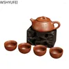 Teaware set Top Sale Tea Set Yixing Teapot Handmade Pot Cup 160ml Travel Chinese Ceremony Gift A of Four Cups