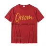 Erkek Tişörtleri Damat Gömleği Hazır Olmak İçin Sevimli Altın Düğün Pamuk Kişiselleştirilmiş Üstler Satış Tshirts Casual H240408