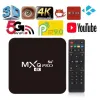 Box Smart TV Box Android 10.0 MXQ PRO 4K ALLWINNER H3 1G 8G 3D 2.4G WIFI Google Play YouTube Media Player Très rapide TV TV Box