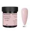 Gel 80g Builder de gelée colorée pour gel à ongles Nude Milky White Nail Extension Gel rose