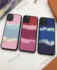 Topp mode Deluxe Rainbow -telefonfodral för iPhone 11 12 13 14 Pro Max XS XR XSMAX 7 8 Plus TPU Lädertryck Bokstäver Mobiltelefon Cas7520726