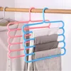 Hangers Clothes Trousers Holders Closet Storage Organizers 5 Layers Pants Towel Scarfs Racks Organization