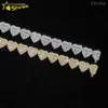 Fashion Design Baguette 13 mm Bracelet Bracelet Moissanite Diamond Cuban Bracelets