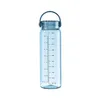 Water Bottles Silicone Handle Bottle Portable Sports Cup 500ml Leak-proof With Scale For Men Travel