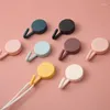 Hooks 10 pc's Macaron kleurrijke nagelvrije en traceless haak met sterke lijm voor hangende kledingkamer keuken