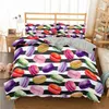 Zestawy pościeli Dekbedovertrek 150 200 Księżniczka Donut Duvet Cover Set BLOTHES HOME TEXTILE BEZNE