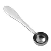 Scolle di caffè 304 Scoop in acciaio inossidabile da 10 ml cucchiai di misurazione cucchiaio da 12 cm cucchiai a manico lungo