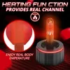 Heating Rose Male Masturbator Sex Toys Adult Male for Men with Sucking Heating Modes, Portable Mal Stroker Blowjob Sex Machine Adult for Men,