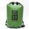 NIEUW 2024 PVC Waterdichte droge tas 5l 10L 20L 30L Outdoor duikkleedbare opslag man vrouwen strand zwemtas raft rafting rivier oceaan rugzak