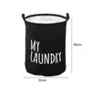 Laundry Bags Basket Waterproof Foldable Drawstring With Handle Thickened Dirty Clothes Sundries Toys Storage Bag Bathroom Supplies