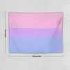 Tapestries Pastel Bisexual Flag Tapestry Home Decoration Accessories Aesthetic Decor