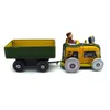 Véhicules de jouets en étain antique enroule les robots en métal en métal auto de décoration de maison de voiture de voiture artisanat de voiture MS511 tracteur 240407