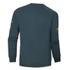 Entraînement sportif de printemps d'automne à sec rapide Running Tshirt Top Tees Vêtements de mode surdimensionnés 7xl 8xl 9xl à manches longues Blue Men T-shirt 240319