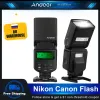 Accessoires Andoer Universal Flash Speedlite GN40 Verstelbare LED -vullampje Oncamera Flash Lamp voor Canon Nikon Olympus Pentax DSLR -camera's