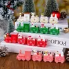 Formy do pieczenia świątecznego pociągu Wesołych dekoracji do domu 2024 Cristmas Ornament Xmas Navidad Noel Prezenty Happy Year