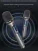 Microfoni microfono wireless 2channel UHF Microfono portatile professionale per il campione di performance della chiesa di karaoke per esibirsi