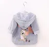 Novos produtos Strip Cartoon Animal Sun Protection Jacket Summer Camise