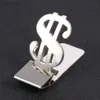 Clip di denaro 1pc inossidabile in acciaio inossidabile Money Clip Design Dollar Fashion Simple Silver Dollar Cash Porta per uomini per uomini 240408