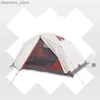 Zelte und Schutzhütten Doppelschicht Anti Rainform Outdoor Camping Mountainering Trip verdickte und tragbare Drei -Saison -Hügelzelt L48