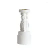 Kerzenhalter griechischer Stil Sophia Römische Kolonne männlicher Gott Kerzenstick für kreative Soft Decoration Model Room Drop