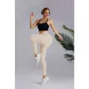 Lu Pant Align Soussless Hip Silbing Femme Fiess Skinny High Waist Fashion Gym Tranning Running Leggings Solid Yoga Gry Workout Running