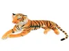 Dorimytrader Högkvalitativ 105 cm Giant Life Life Animal Tiger Plush Toy School Pography Props Kids Spela Doll DY615922350965