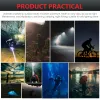 Bags Seafrogs 1000lm Professional Diving Flashlight with Laster Underwater 100m Super Bright Photography Fill Light Waterproof Torch