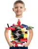 2021 Rainbow gráfico 3D Print Tshirts Crianças infantis roupas de rua engraçada Tees de animais Tops meninos meninos Moda esportiva Moda T Shi6028093
