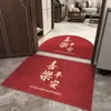 Nieuwe Chinese stijl feestelijke ingang en exit veiligheidsdeur mat huishoudelijke vlek resistent tapijtvloer voet