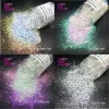 Flaschen mischen Nagel Glitzer Nagel Haar Körpergesicht Glitzer Kunst Flash Herz Lose Pailletten Creme Dekoration Party Festival Glitter