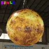 5md (16.5 pies) con ventilador publicidad gigante personalizada Oxford tela inflable mars inflables planeta globo de aire para la decoración de eventos