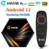 ボックスvontar kkマックステレビボックスアンドロイド11 8GB RAM 64GB 128GB 4GB 32GB RK3566 WIFI 4K 8K GoogleアシスタントYouTubeメディアプレーヤーセットトップボックス