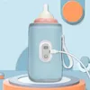 Sleeve de bouteille d'alimentation pour bébé avec affichage numérique Portable Milk bouteille chauffante multifonctionnelle à température constante A2UB 240326