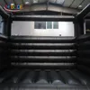 15x15ft 4.5x4.5m Outdoor opblaasbare bruiloft Bouncer Black Jumper Bouncy Castle voor Halloween Party, Black Wedding Bouncy Castle Bounce House for Party