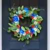 Decorative Flowers Outdoor Wreath Hanger For Windows Fresh Small Daisy Door Hanging Holiday Simulation Dead Window Suction Cups