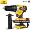 20V Brushless Electric Drill Cordless Screwdriver 13MM Suitable for Maintenance of Construction Machinery 240407