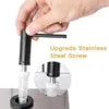 Sıvı Sabun Dispenser Siyah Dispenser Pirinç Pompa Kafası Mutfak Aksesuarları İçin 500ml PE Şişe Bir Yapı