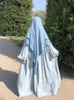 Long Khimar Ramdan Eid musulman long Hijab Headcarf Femmes One Piece Khimars Jubha Islamic Vêtements Hijabs Musulman Prayer Garment 240403