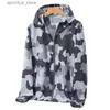 Jaquetas ao ar livre Hoodies Mulheres Jaquetas de verão Rápido Anti-UV Ultrathin Man Couples Camping Camping Camouflage Jacket Roupeling Windbreaker Cenking Jacket L48