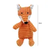 Corduroy Dog Zabawki dla małych dużych psów Plush Squaaky Toy Puppy Puppy Odporny na zgryzę dla Piszka 240328