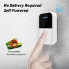 Doorbell Wireless Doorbell Outdoor Waterproof Welcome Door Bell SelfPowered Button No Battery Required 38Songs Ring Smart Security Alarm