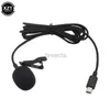 Mikrofony Mini mikrofon USB mini USB Lapel DV Lavalier Mic Portable zewnętrzne mikrofony stereo dla Hero 3 3+ 4 Kamera akcji 240408