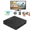 Box Ugoos Am6b Plus Amlogic S922XJ Android 9.0 TV Box DDR4 4G 32G WiFi6 1000M LAN VOCE REMOTE 4K HD Player