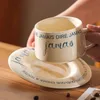 Tazza di caffè Kawasimaya e piattino set ceramico squisito tazza di alto tazza di alto valore tè pomeridiano 240420