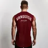 Glasports męskie drukowane bawełniane bawełniane koszulce joggingowe trening trening kulturystyka koszykówka 240408