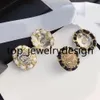 Hochwertige Designer -Ohrringe Diamant Design Briefe Lengstien Luxus Frauen Brand 925 Silberohrring Frauen Geburtstag Geschenk Gezeiten Design Edelstahlschmuck mit Kasten