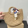 Designer mode luxe strandtassen dames vrijetijds veelzijdige hot verkopende items in 2024 hoogwaardige vrouwelijke handtassen geweven tas
