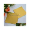 Gift Wrap 100st Square Sweets Candy Chocolate Lolly Paper Aluminium Foil Wrappers Gold2304889 Drop Delivery DHB76