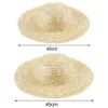 Wide Brim Hats Bucket Hats Beach Hat Fashion Men Summer Fishing Hunting Caps Convenient Straw Hat 240407