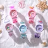 NOUVEAU CARTOON CARTOON CHILD'S Watch Jelly Bar Elementary School Watch Quartz Watch Gift for Boys and Girls